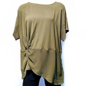 Worthington Women's Medium Rich Avocado Green Top